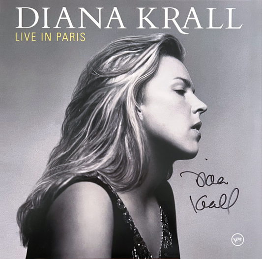 Diana Krall - Live In Paris LP Signed