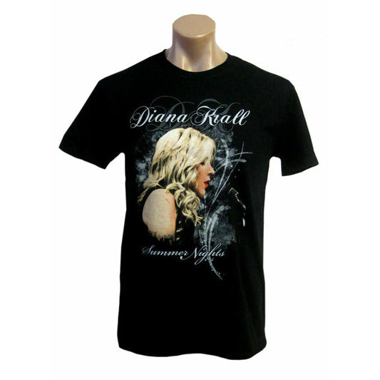 Diana Krall- Summer Nights with Title Mens Short Sleeve
