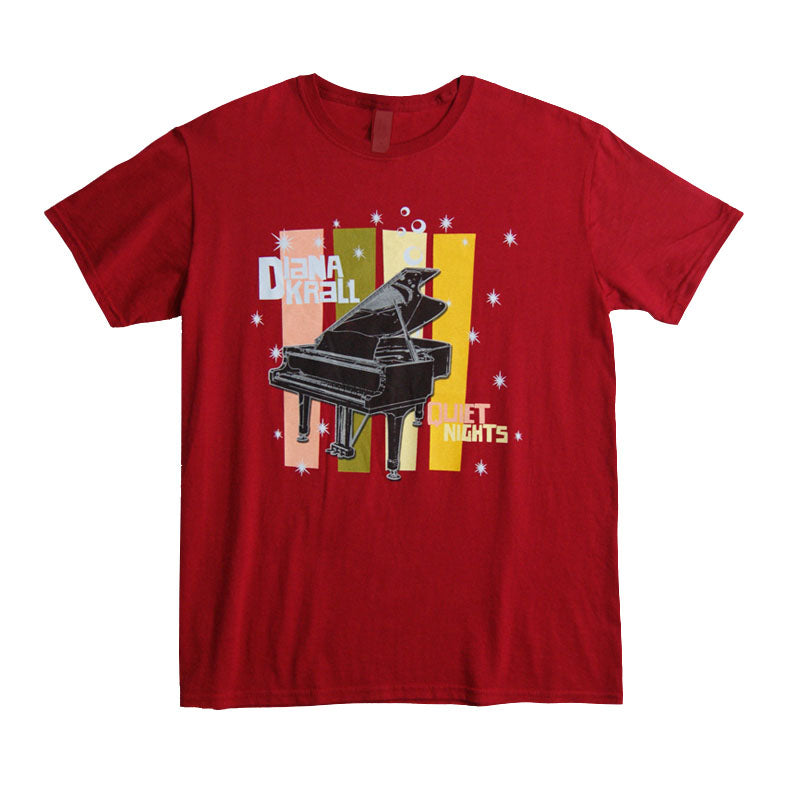 Diana Krall- Piano Short Sleeve T-Shirt