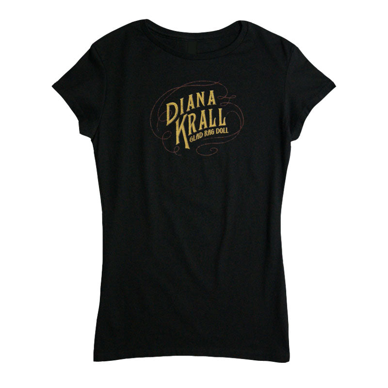 Diana Krall- Glad Rag Doll Swirly Logo Women's T-Shirt