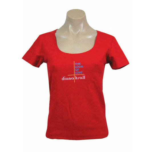 Diana Krall- Look of Love Womens Scoop Neck T-Shirt