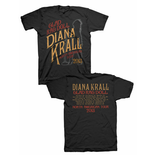 Diana Krall- Glad Rag Doll Silhouette T-Shirt